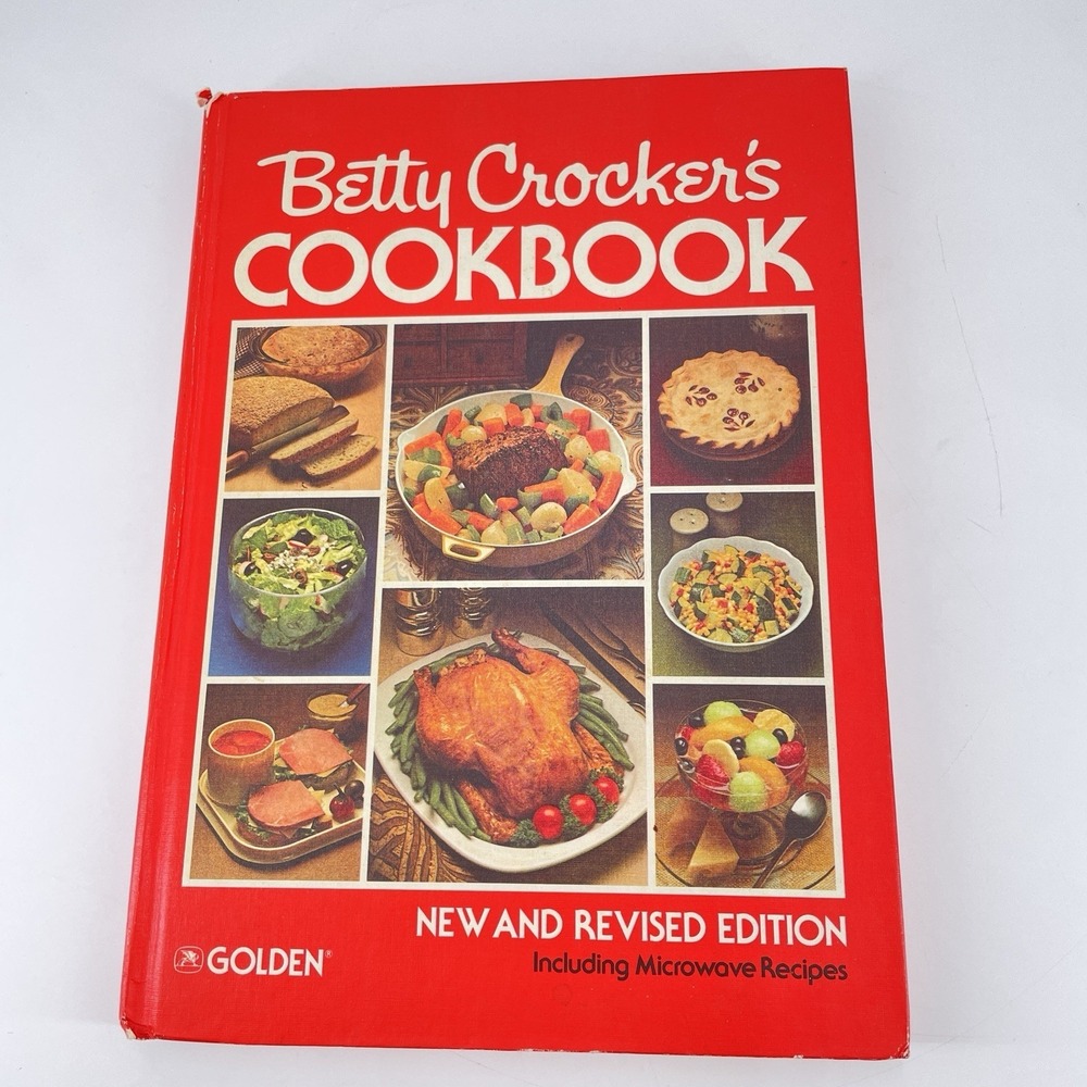 Betty Crockers Cookbook‎ New Revised Golden Bound Beginner Cook Reference 1978